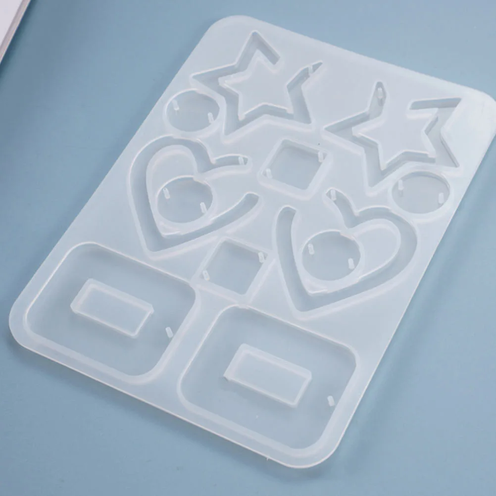 2pcs Pendant Earring DIY Making Mold Jewelry Mold DIY Crafts Material Mold