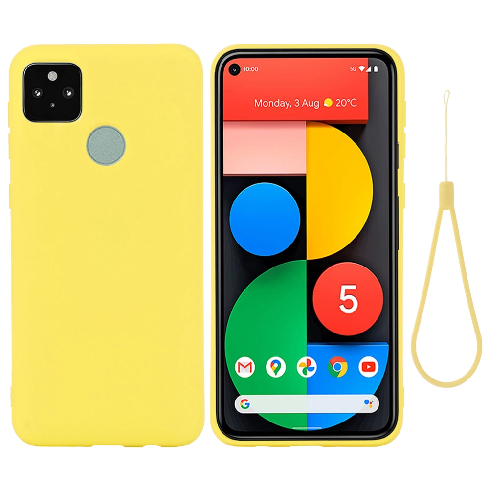 1Pc Liquid Silicone Phone Case Phone Cover Compatible for Pixel 5A 5G