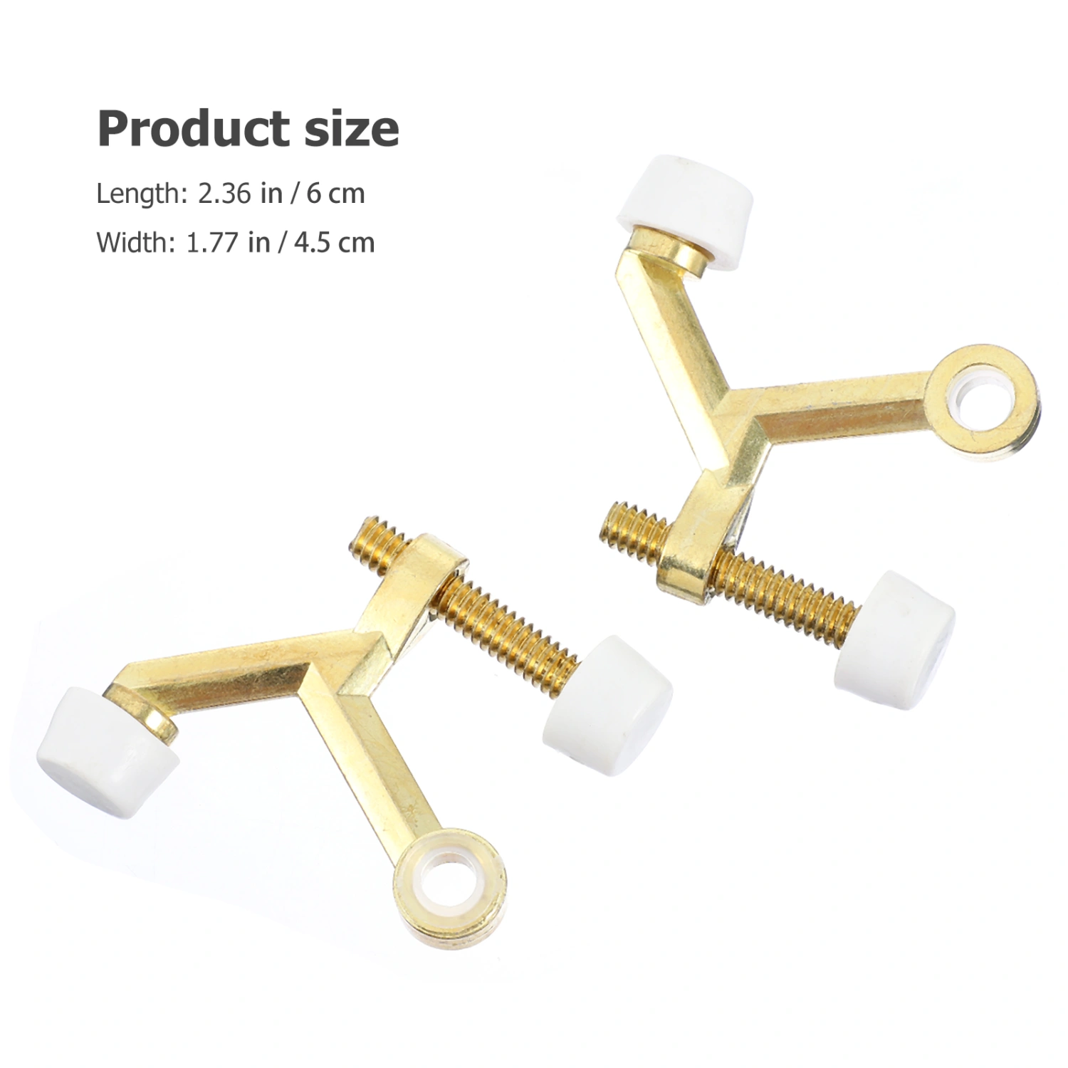 2pcs Zinc Alloy Buffer Door Stoppers Household Door Stoppers Door Bumpers