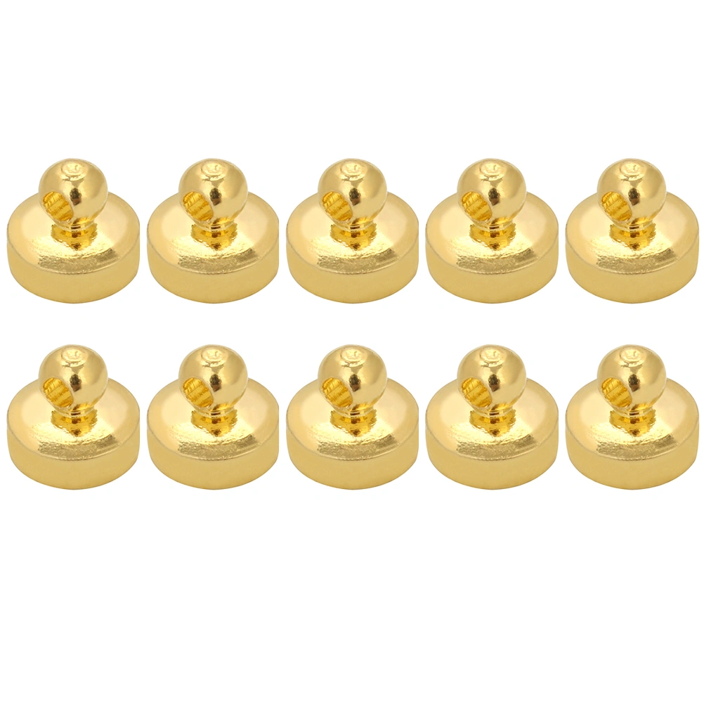 20pcs Small Strong Magnetic Clasps Connector Magnetic Fastenter for DIY Jewelry Necklace Bracelet Anklets (Gold)