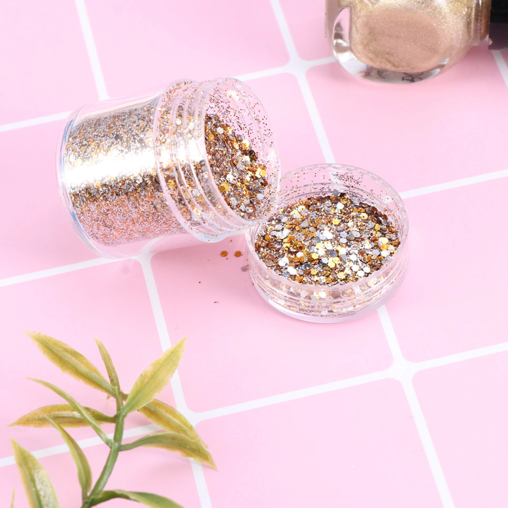 Nail Glitter Powder Nail Polish Jewelry Colorful Mixed Nail Fine Powder Sequins