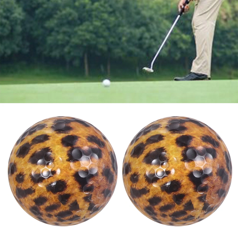 Multicolor Ball Double-layers Practice Ball Training Sports Ball Game Toy Match Ball Gift(Leopard Pattern)