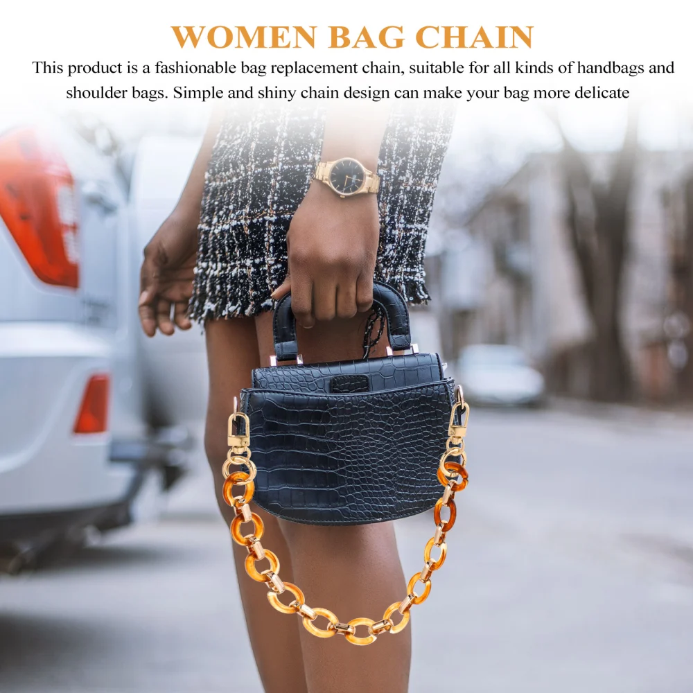 Fashion Resin Bag Chain Women Exquisite Purse Making Handle Shoulder Strap