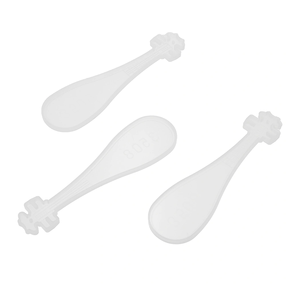 3Pcs Bookmark Molds Crystal Epoxy Molds School Supplies DIY Silicone Moulds