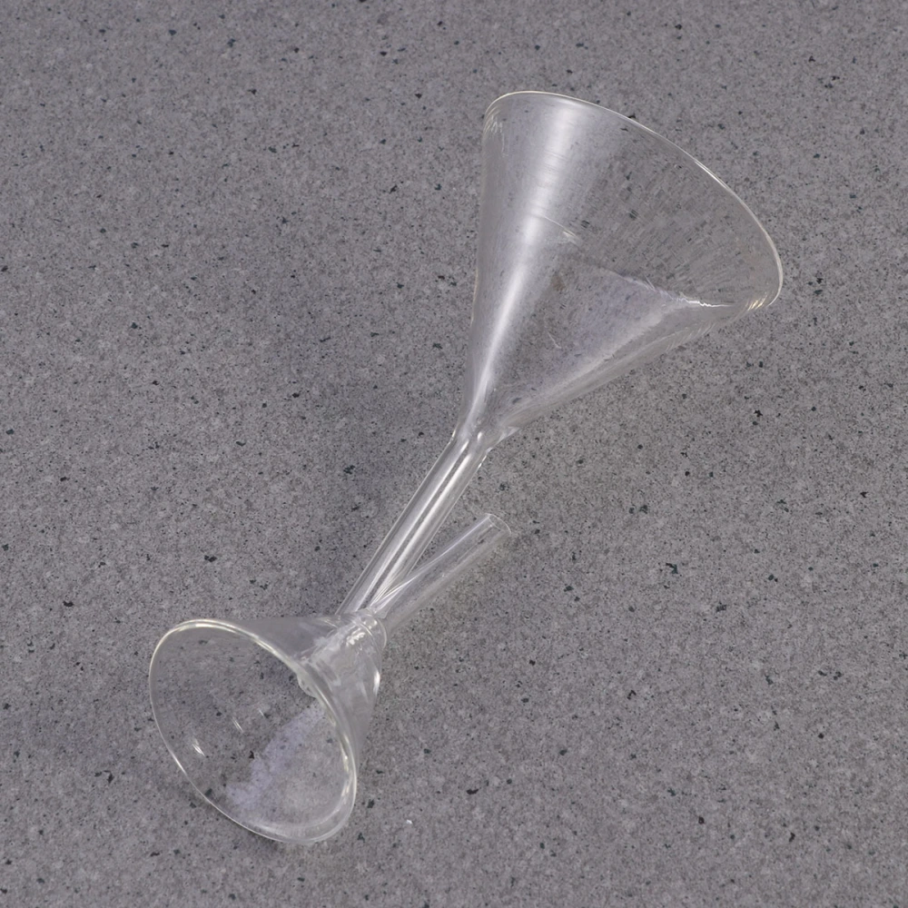 Glassware Labware Analytical Chemistry Feeding Funnel Liquid or Solid Triangle Funnel Thick High Temperature Resistant Tool