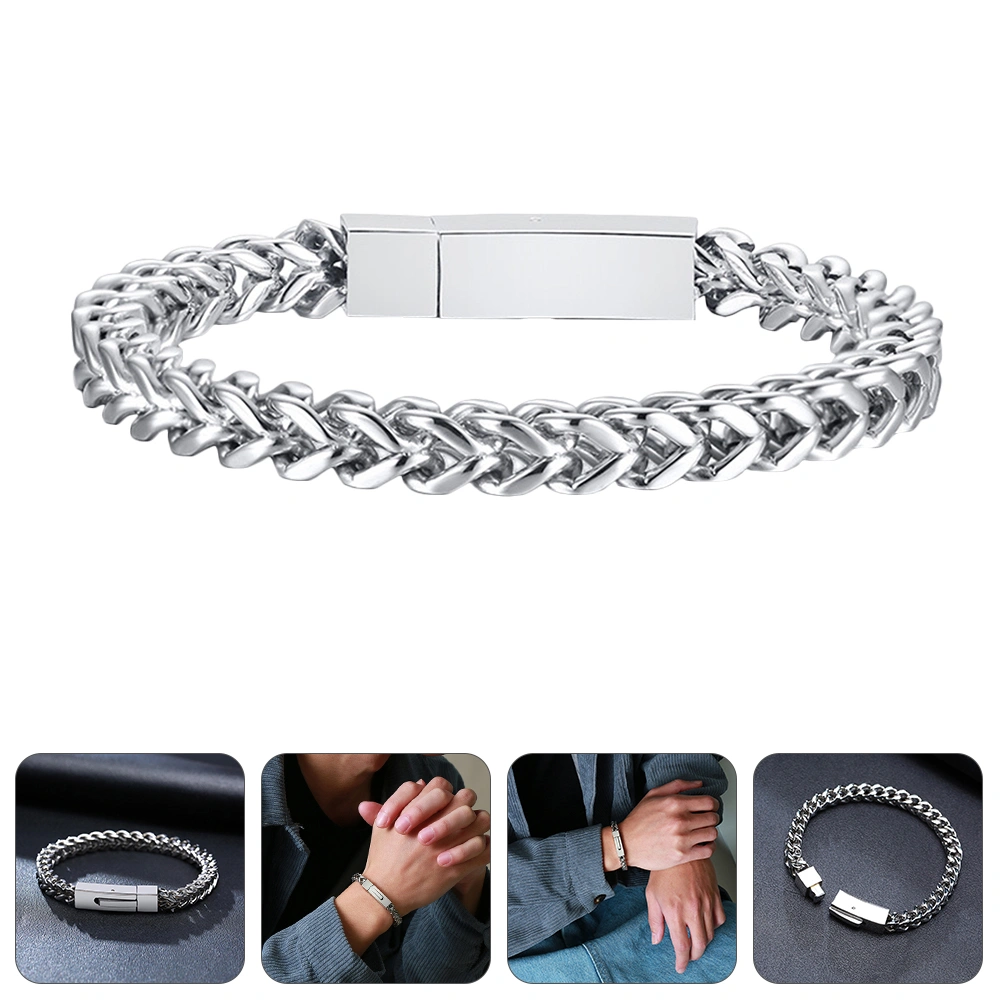 Personality Bracelet Punk Bracelet Openable Hand Chain Hip Hop Bangle Jewelry