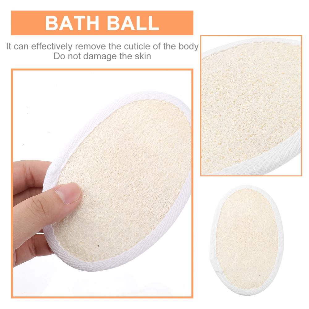 3Pcs Loofah Sponge Bath Towels Bath Exfoliating Loofah Sponge Scrubbers with String for Shower