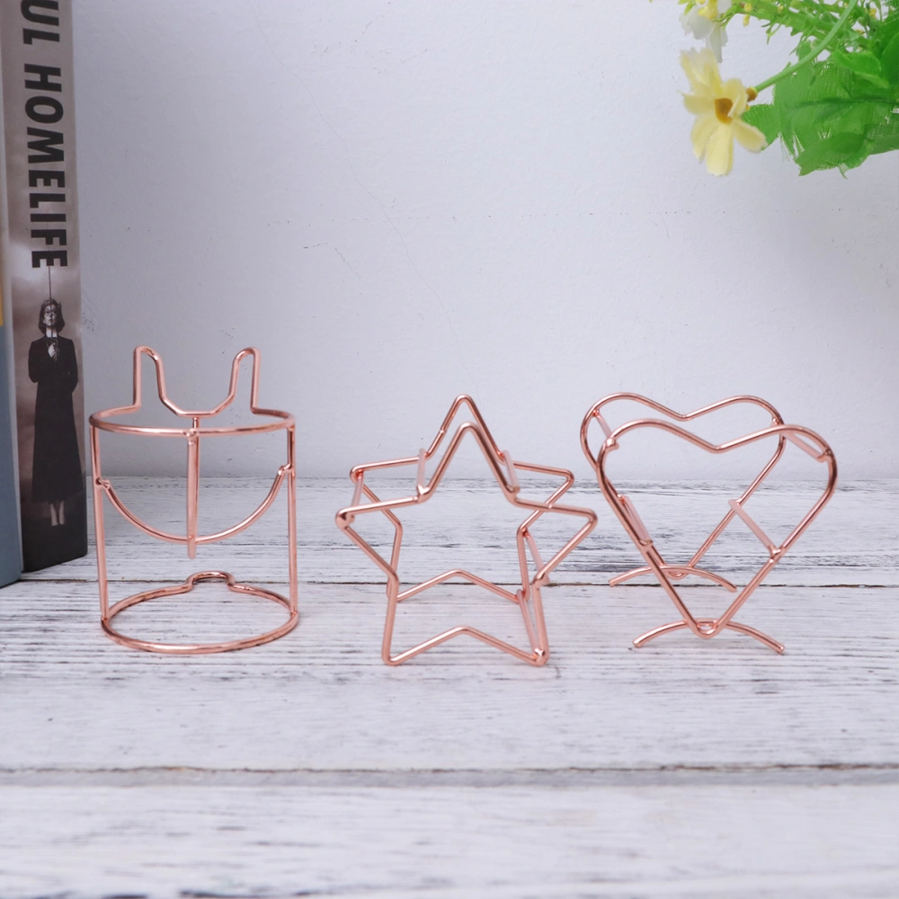 3 pcs Silica Gel Powder Puff Rack Makeup Sponge Rack for Gourd Water Drop Powder Puff Storage Rack for Girl (Random Color)