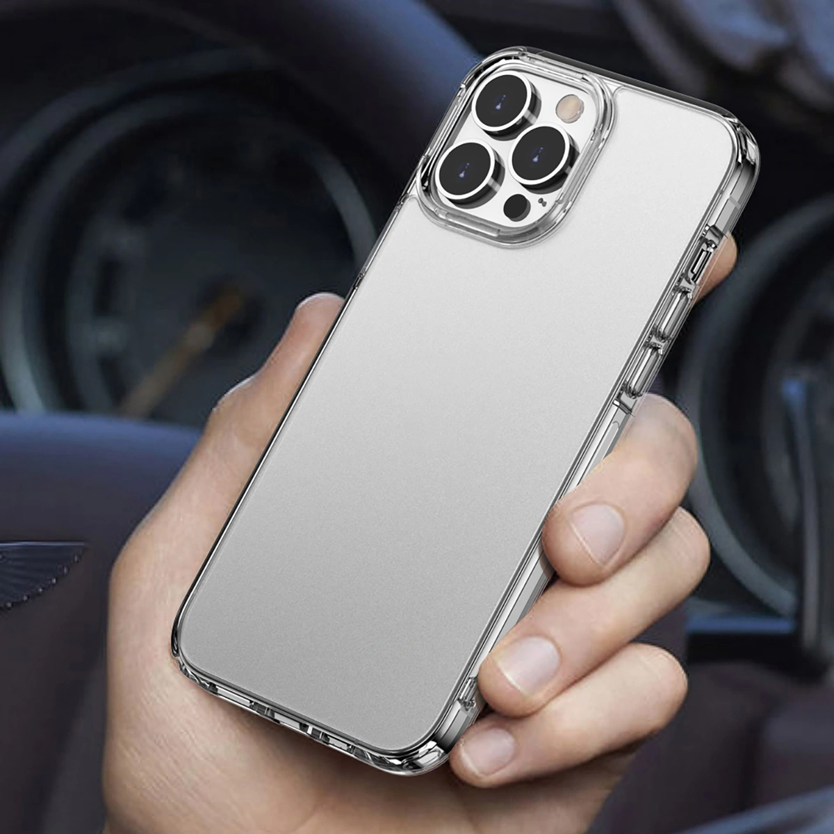 Matte Hard Phone Cover Shockproof Protective Case Compatible for iPhone 13 Pro Max