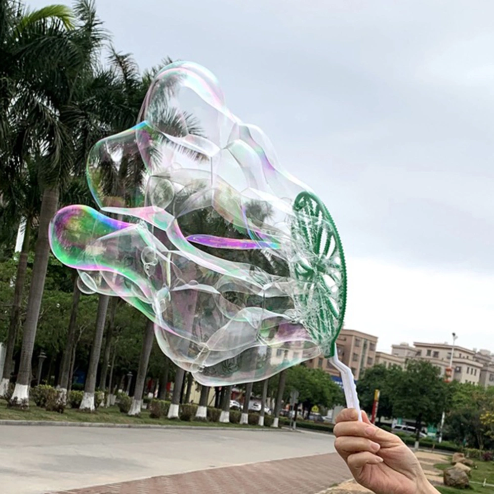 Children Outdoor Blowing Bubble Blower Jumbo Giant Bubble Set Creative Large Bubble Ring Toys  Bubble Maker Toys Bubble Wand for Kids Boys and Girls (Sun Flower Shape Big Bubble Tool)