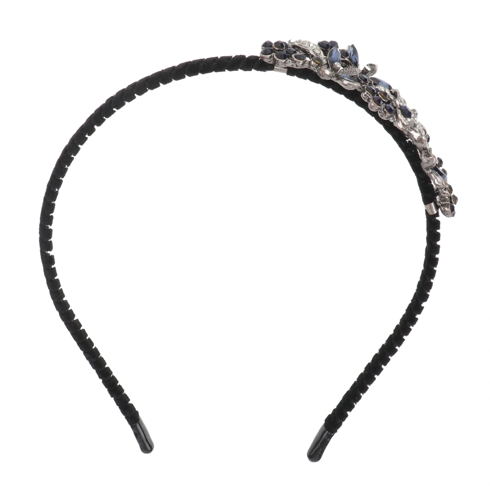 Crystal Headband Flower Rhinestone Headpiece Hairband for Women and Girls (Flowers in the Noble)