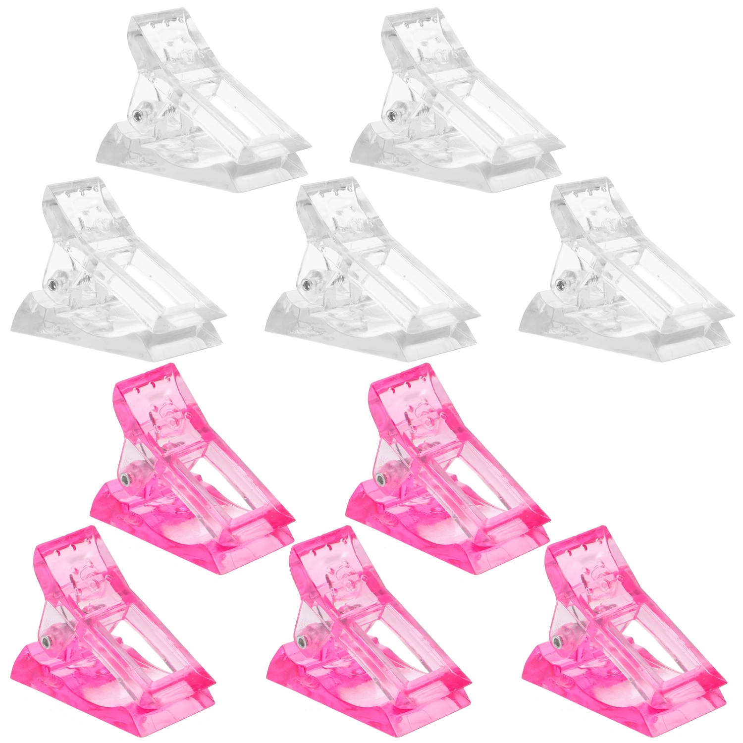 12pcs Nail Extension Clip Fake Nail Tip Fixing Clamp Nail Tip Mold Clip