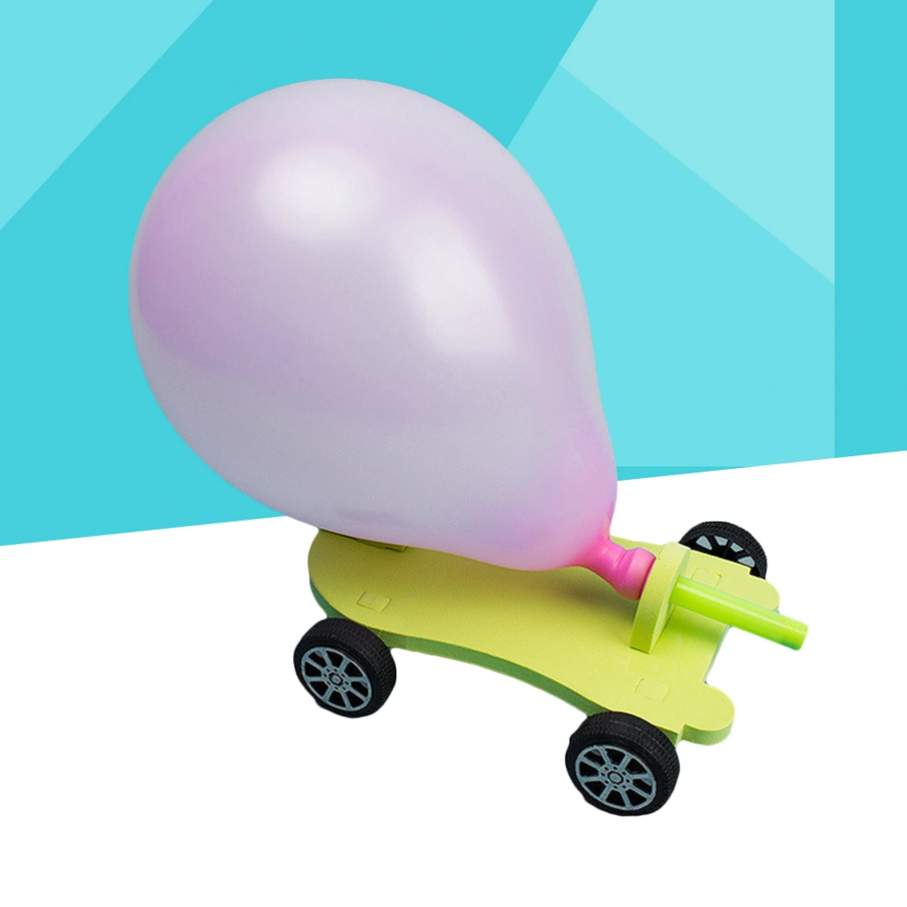 Scientific DIY Balloon Car Children's Educational DIY Assembly Model Toys Set for Kids