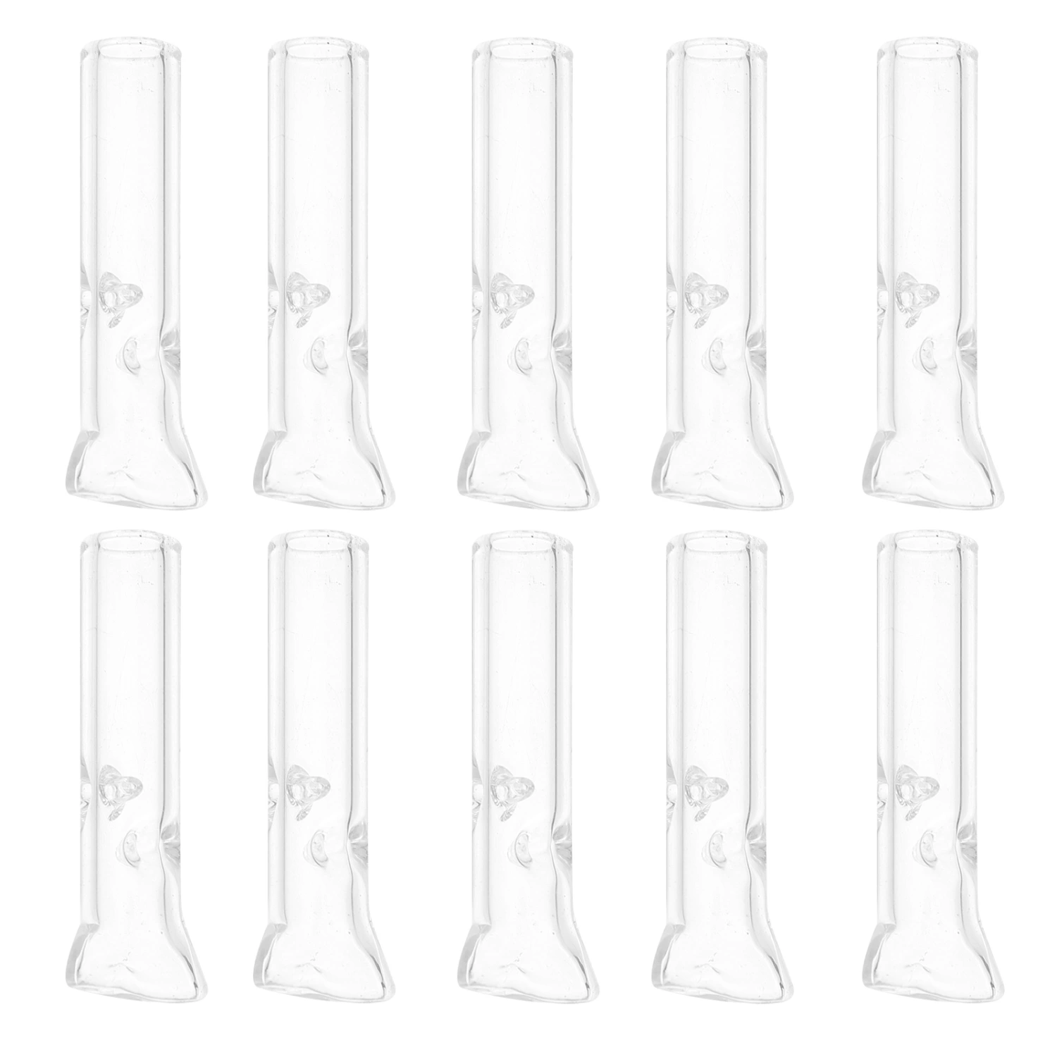 10pcs Glass Filter Tobacco Pipe Cigarette Smoking Holder Glass Filter Pipe