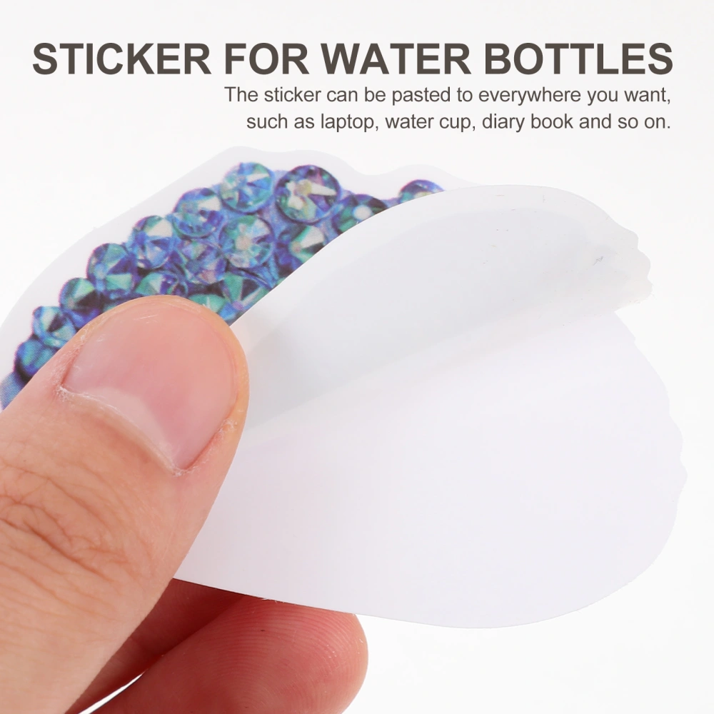 100Pcs Water Bottle DIY Stickers Lip Pattern Laptop Decals Luggage Case Ornament