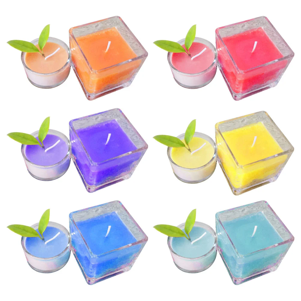 24 Colors 2g Per Color Wax Dye DIY Candle Dye Candle Making Dye Flakes Soy Dye for Candle Molds Kit for Making Scented Candles Wax(Candles Not Included)