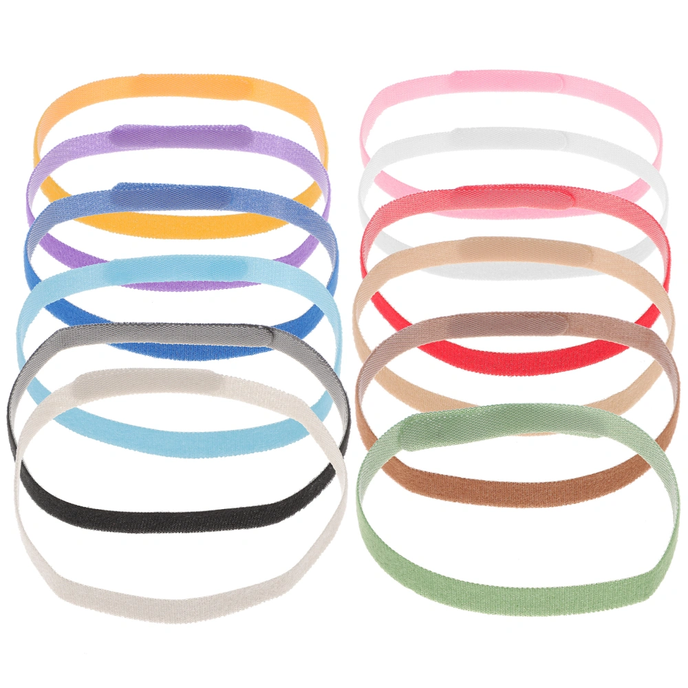 12 Colors Adjustable Puppy ID Bands Collars