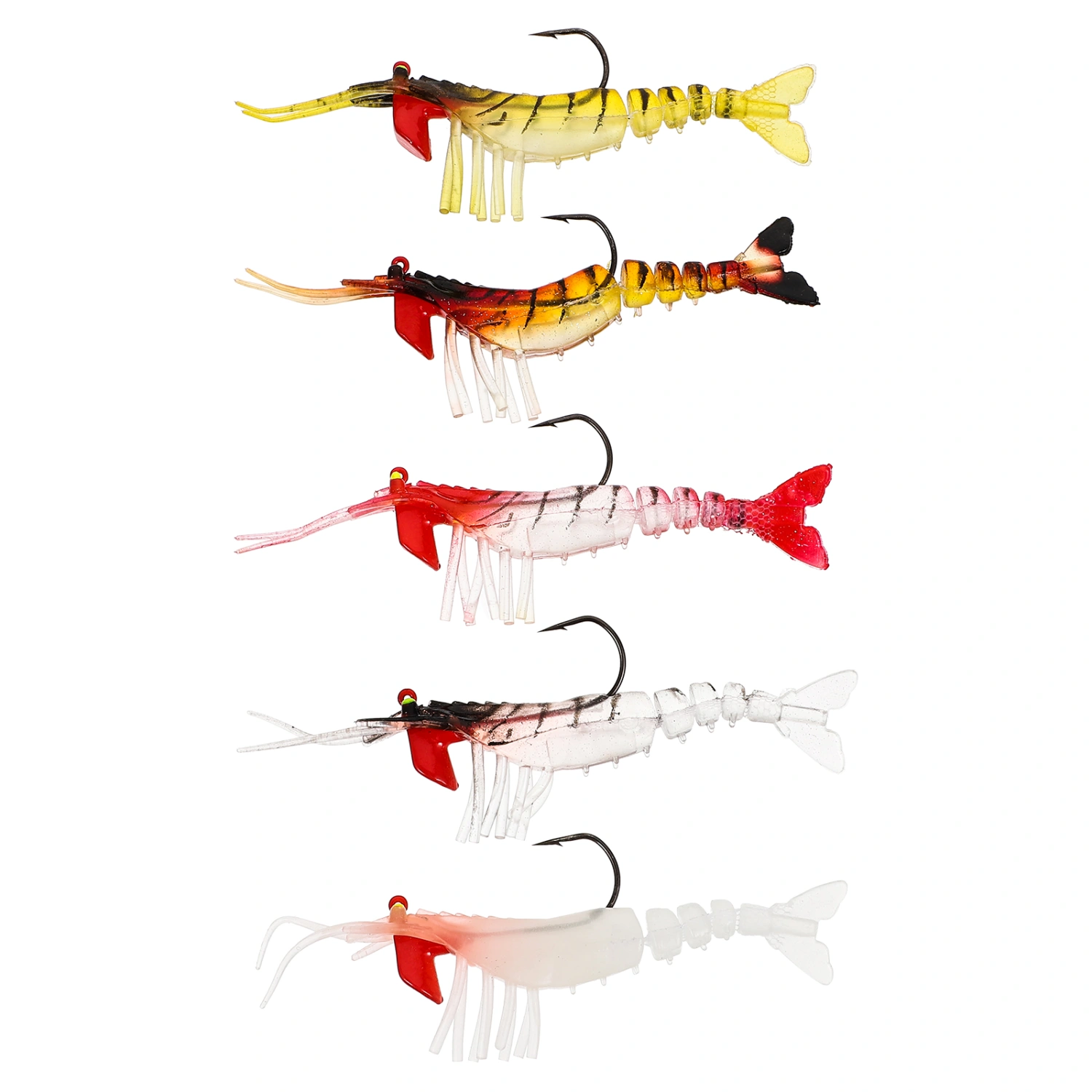 5pcs Simulated Fishing Baits Artificial Fishing Baitss Fake Lures Bionic Baits (Assorted Color)
