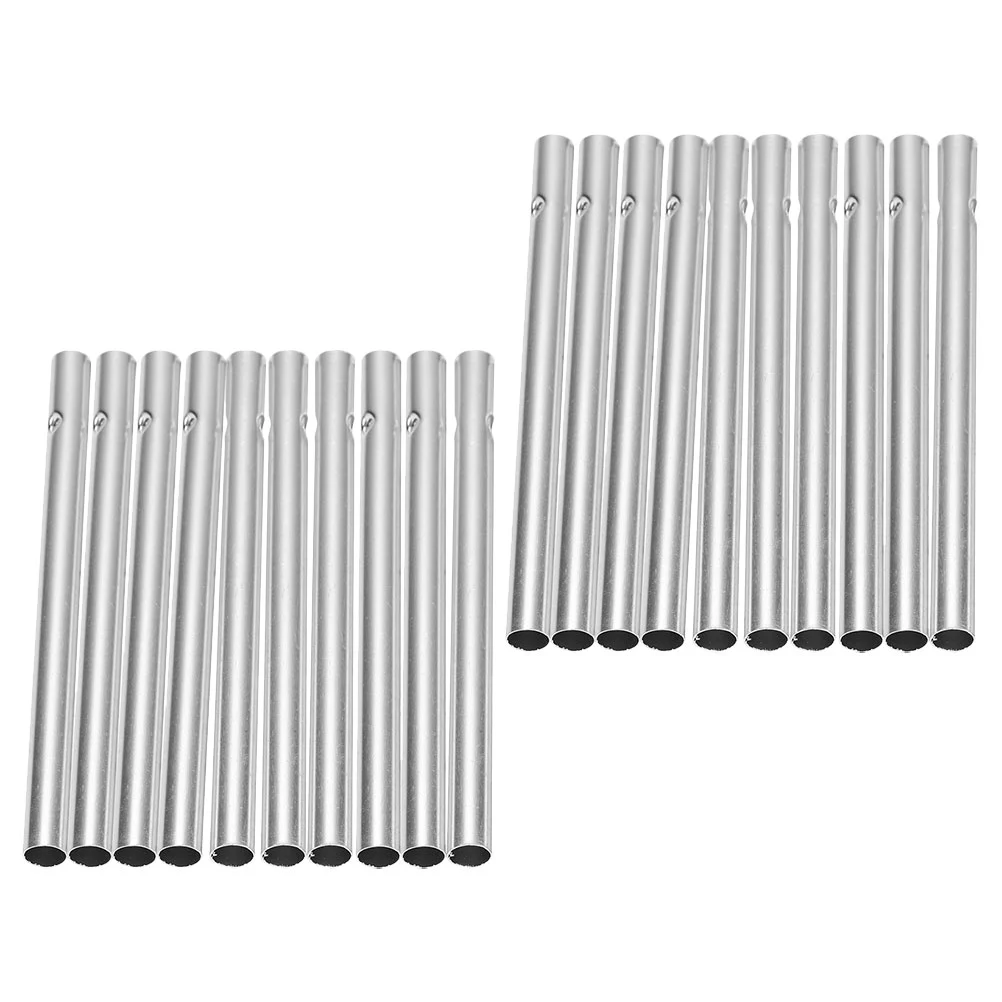 50pcs Aluminum Wind Chime Pipes Wind Chime Aluminium Tubes Making Supplies