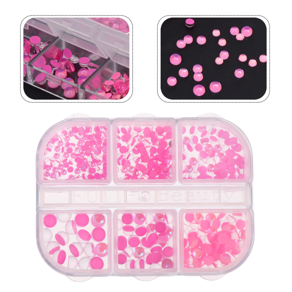 1 box of Nail Art DIY Decor DIY Manicure Craft Material Pearl Nail Stickers