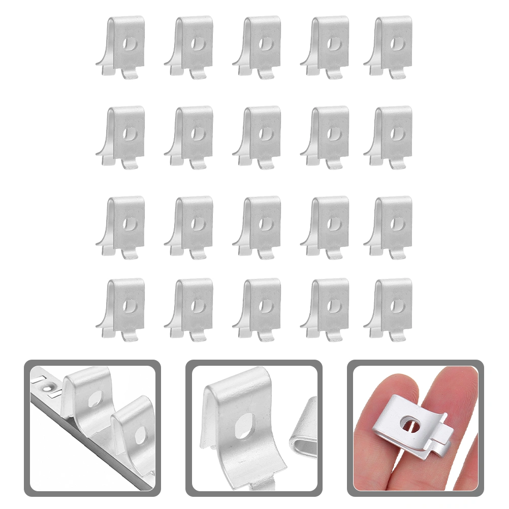 20pcs Shelf Clip Cabinet Shelf Clip Adjustable Shelf Bracket For Store Garage