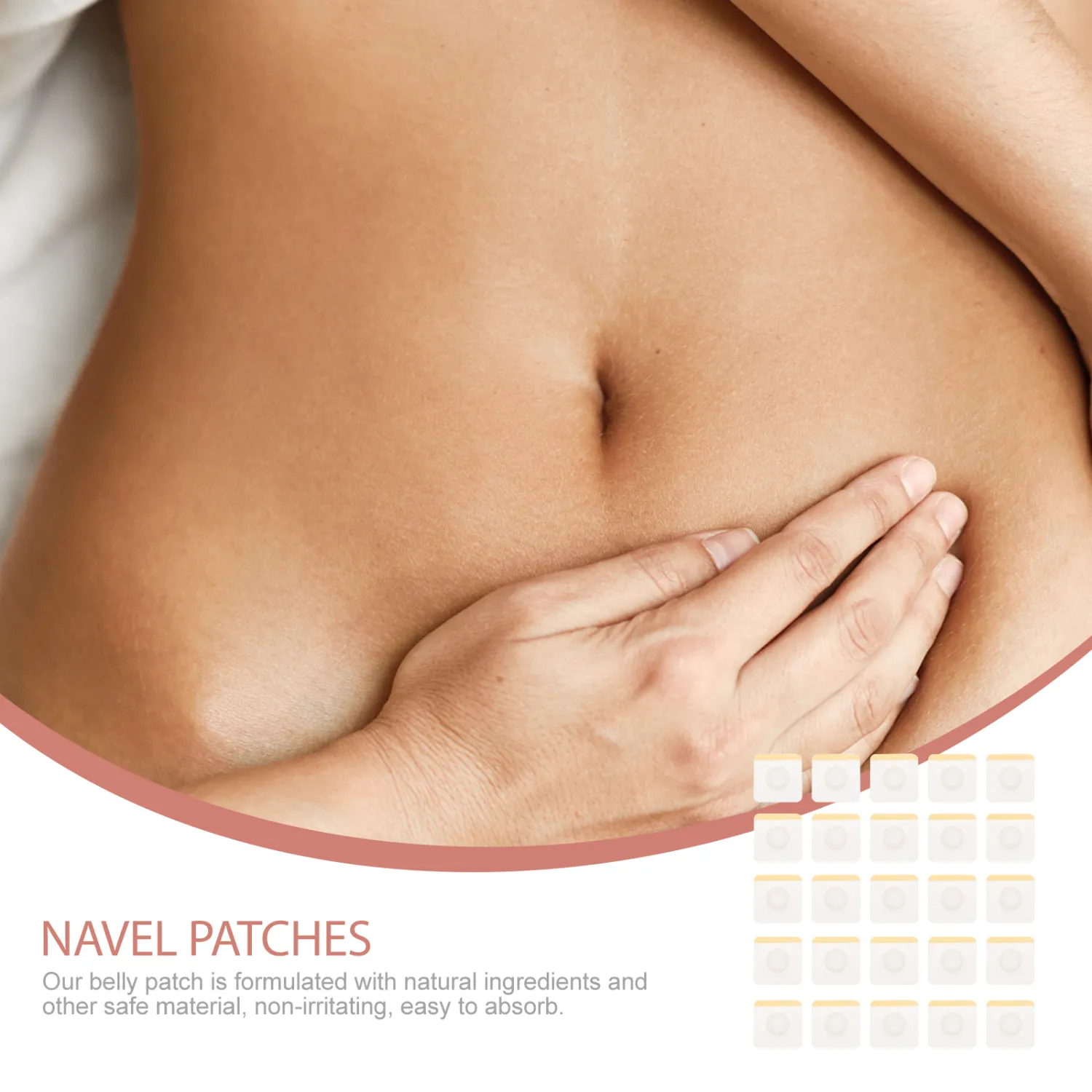 100pcs Slimming Navel Stickers Men Women Lose Weight Slim Patches for Weight Loss