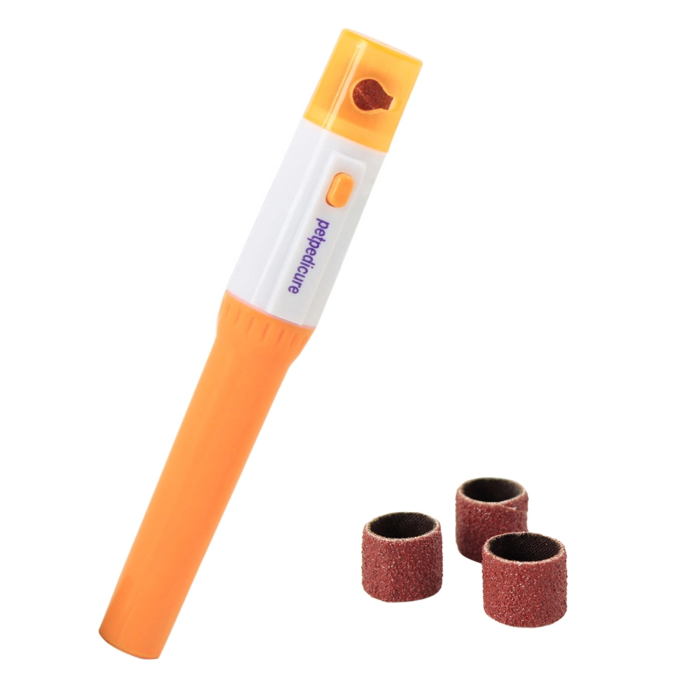 Pet Pedicure Tool Care Automatic Cat Dog Grinder File Electric Pet Paw Claw Toe Nail Grinder Grooming Trimmer Clipper without Batteries