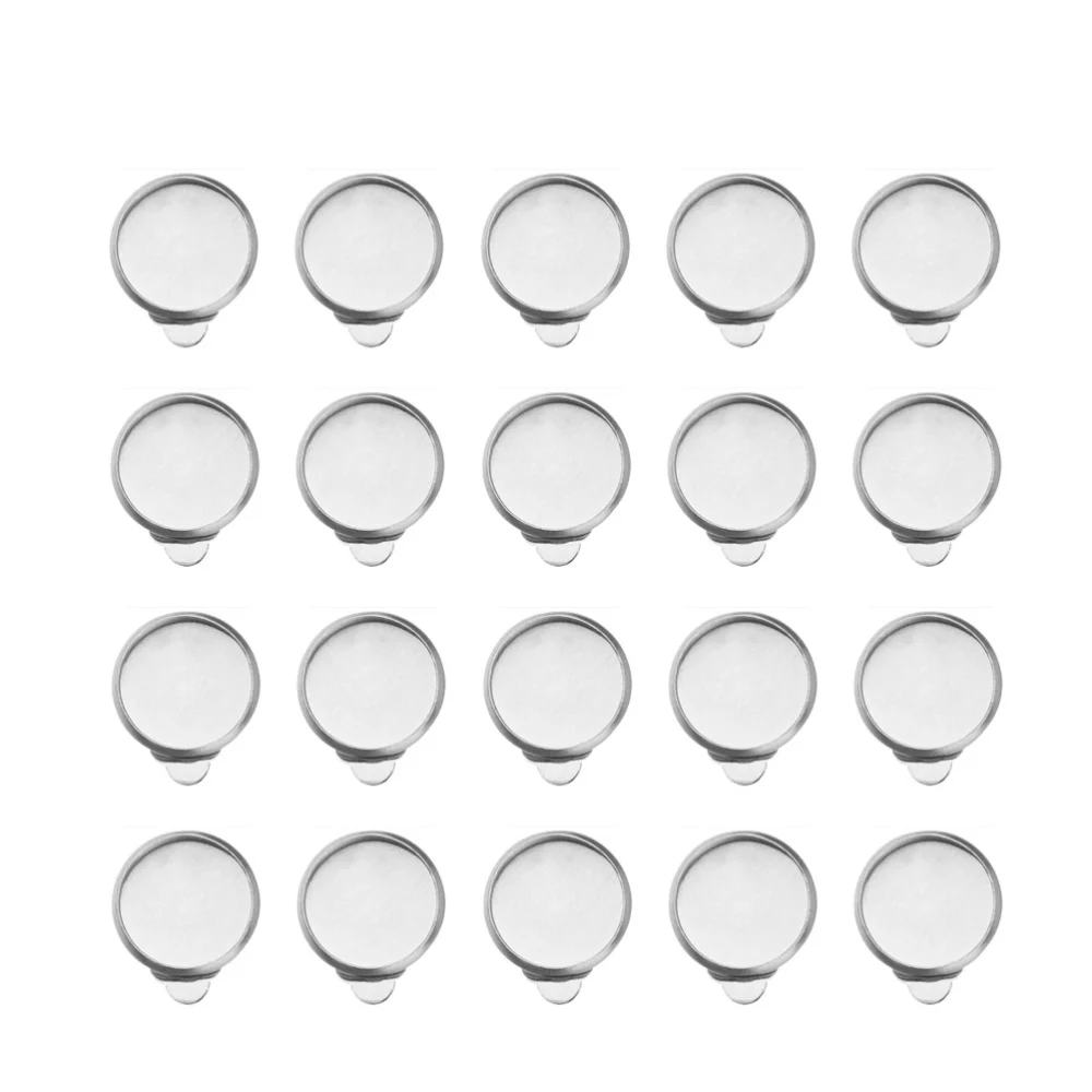 50pcs16mm  Ear Clip Tray Ear Clips Accessories DIY Ear Clips Tray DIY Ear Clips Accessory