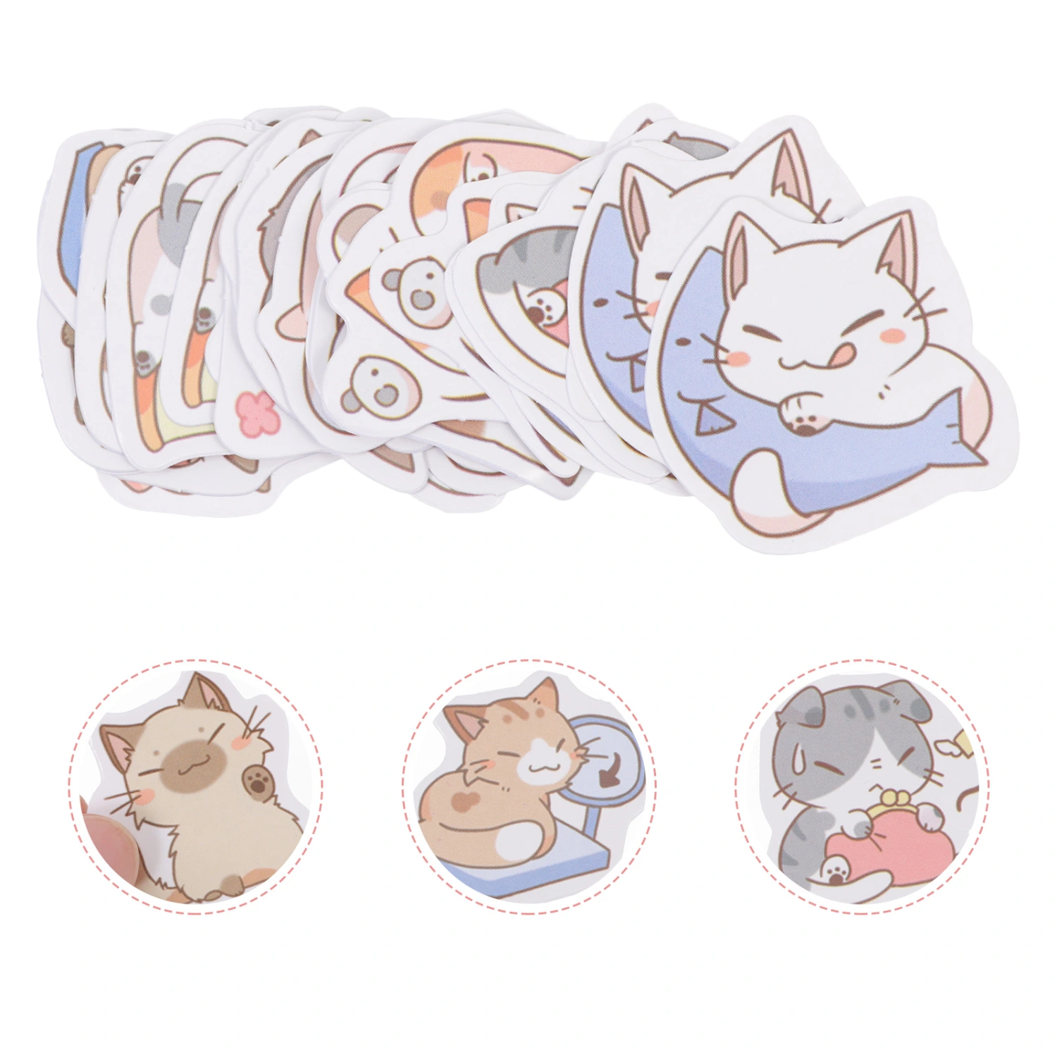 3 Boxes of Self-Adhesive Stickers DIY Decals Sealing Stickers Funny Stickers