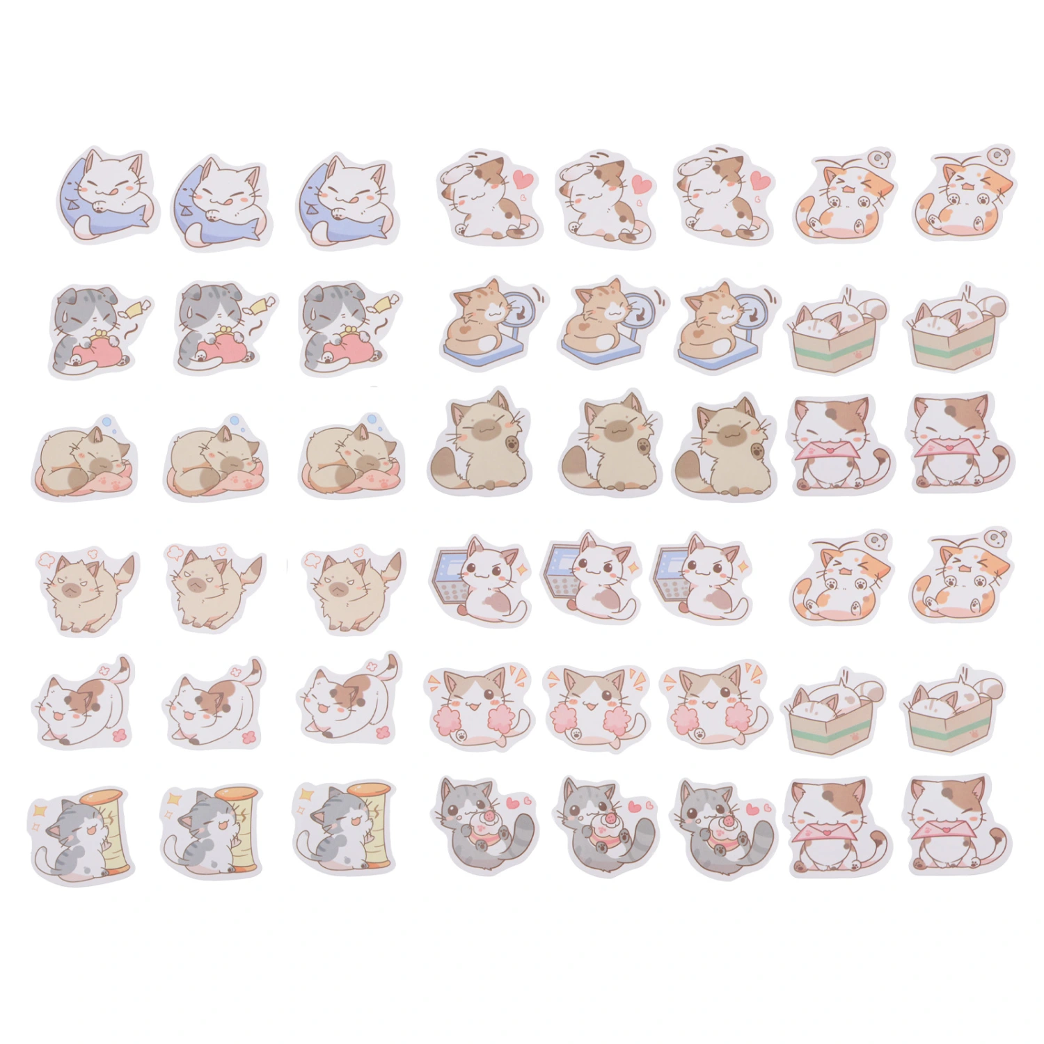 3 Boxes of Self-Adhesive Stickers DIY Decals Sealing Stickers Funny Stickers