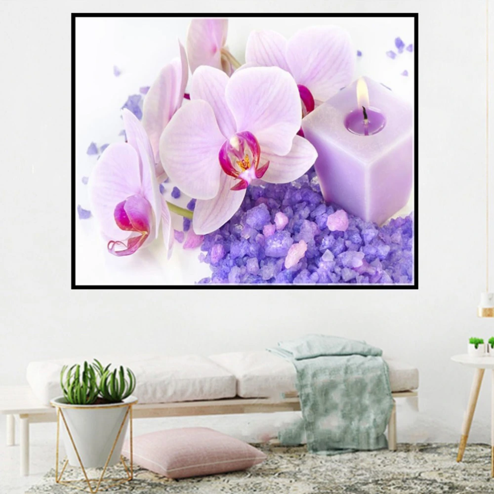 Beautiful Flower DIY 5D Beads Painting Embroidery Cross Stitch Painting Pictures DIY Arts Crafts Home Wall Decor