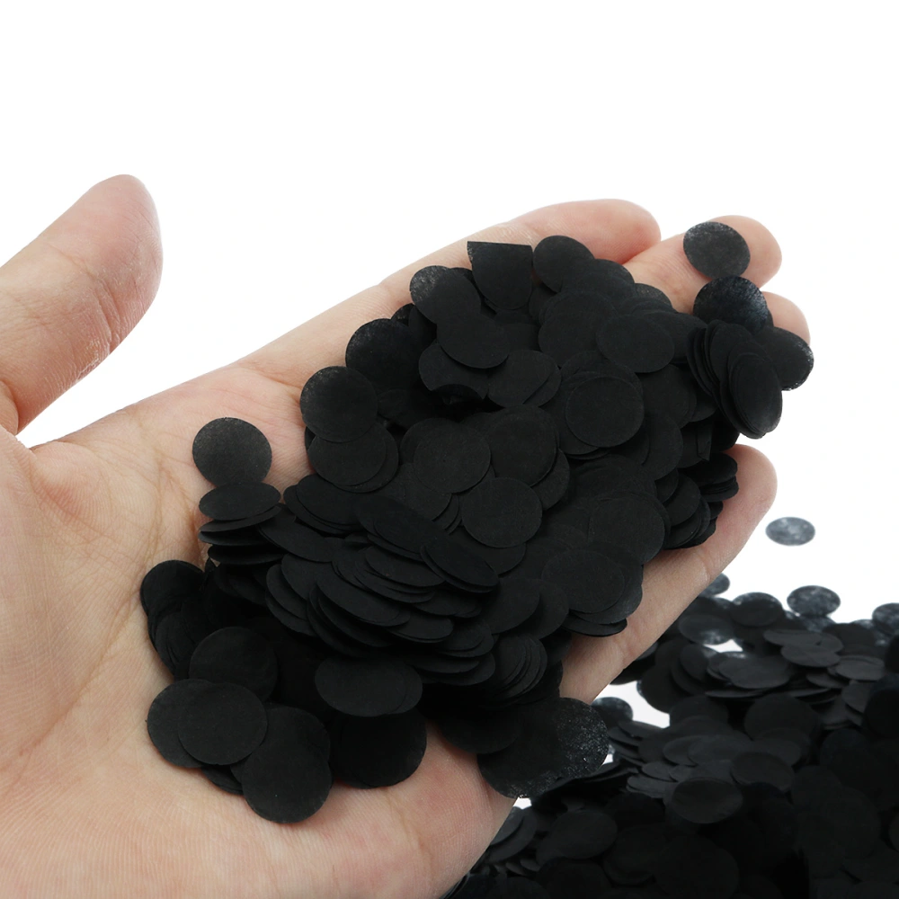 1cm 50g Black Tissue Paper Confetti Balloons Sequins Latex Balloon Party Decorations Balloon Accessories