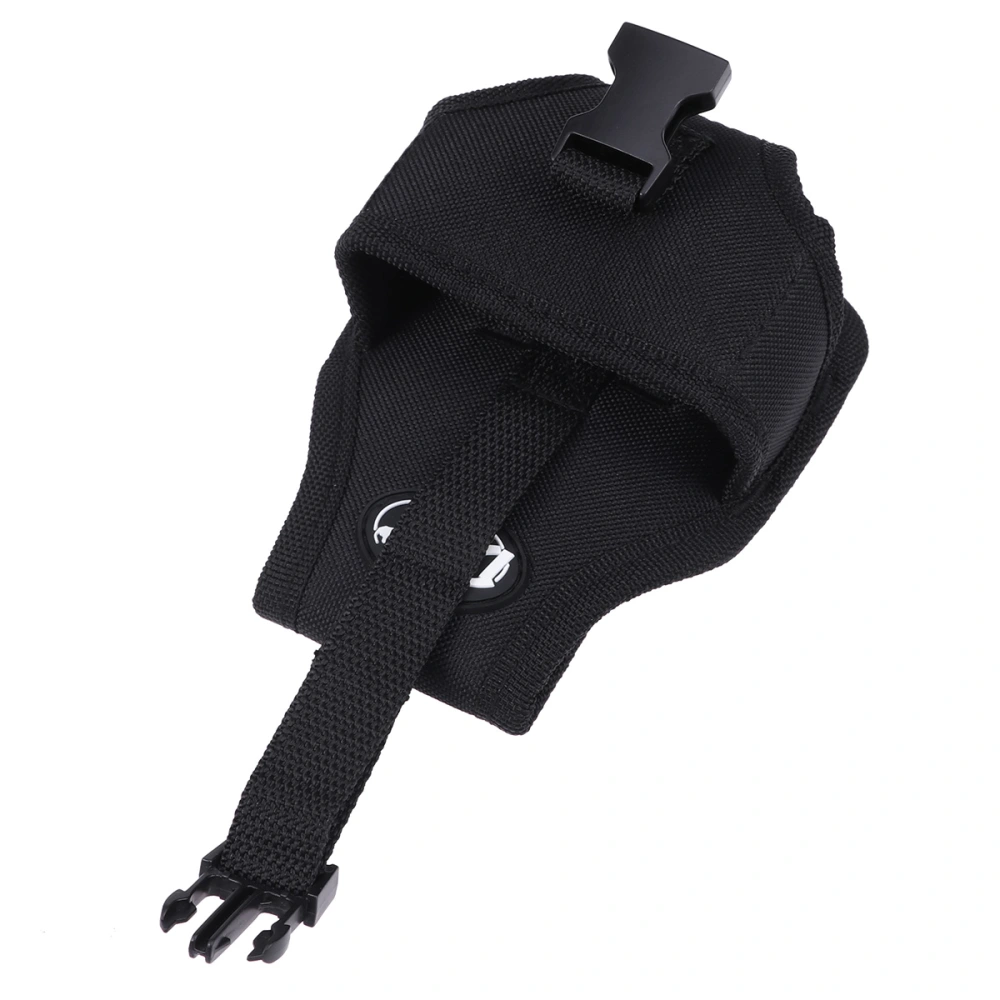 Mini Portable Tape Measure Waist Bag Thickened Tapeline Tool Bag (Black)