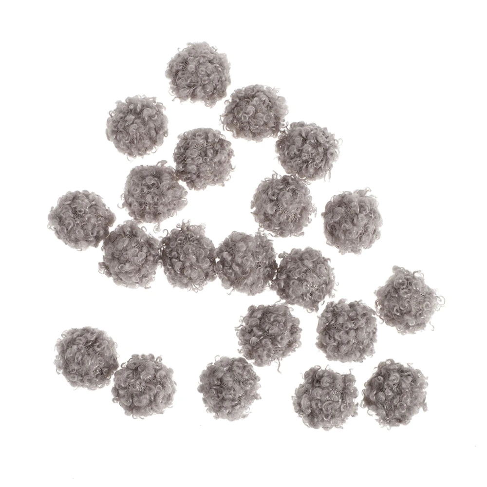 20Pcs Fluffy Ball Charms DIY Earrings Accessories Clothing Accessories