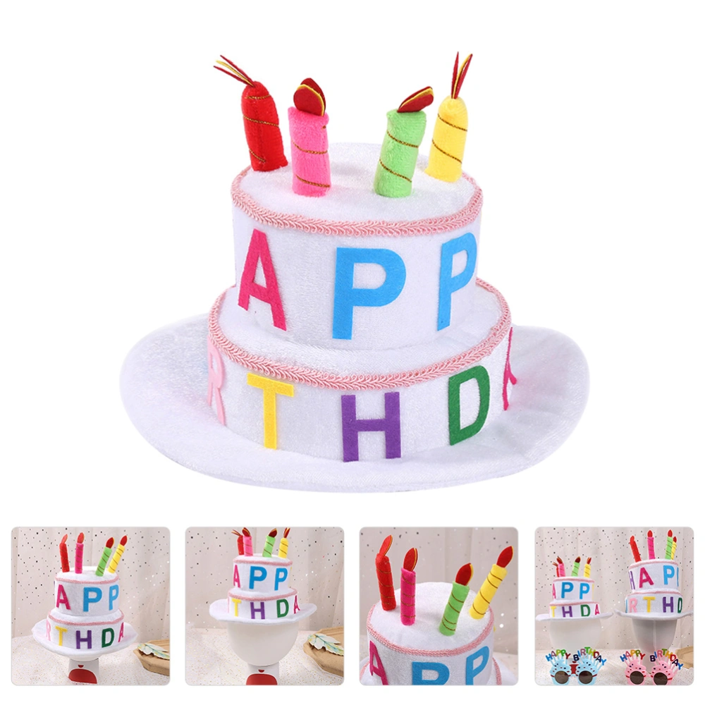 Birthday Cake Shape Hat Children Birthday Hat Kids Birthday Party Decor