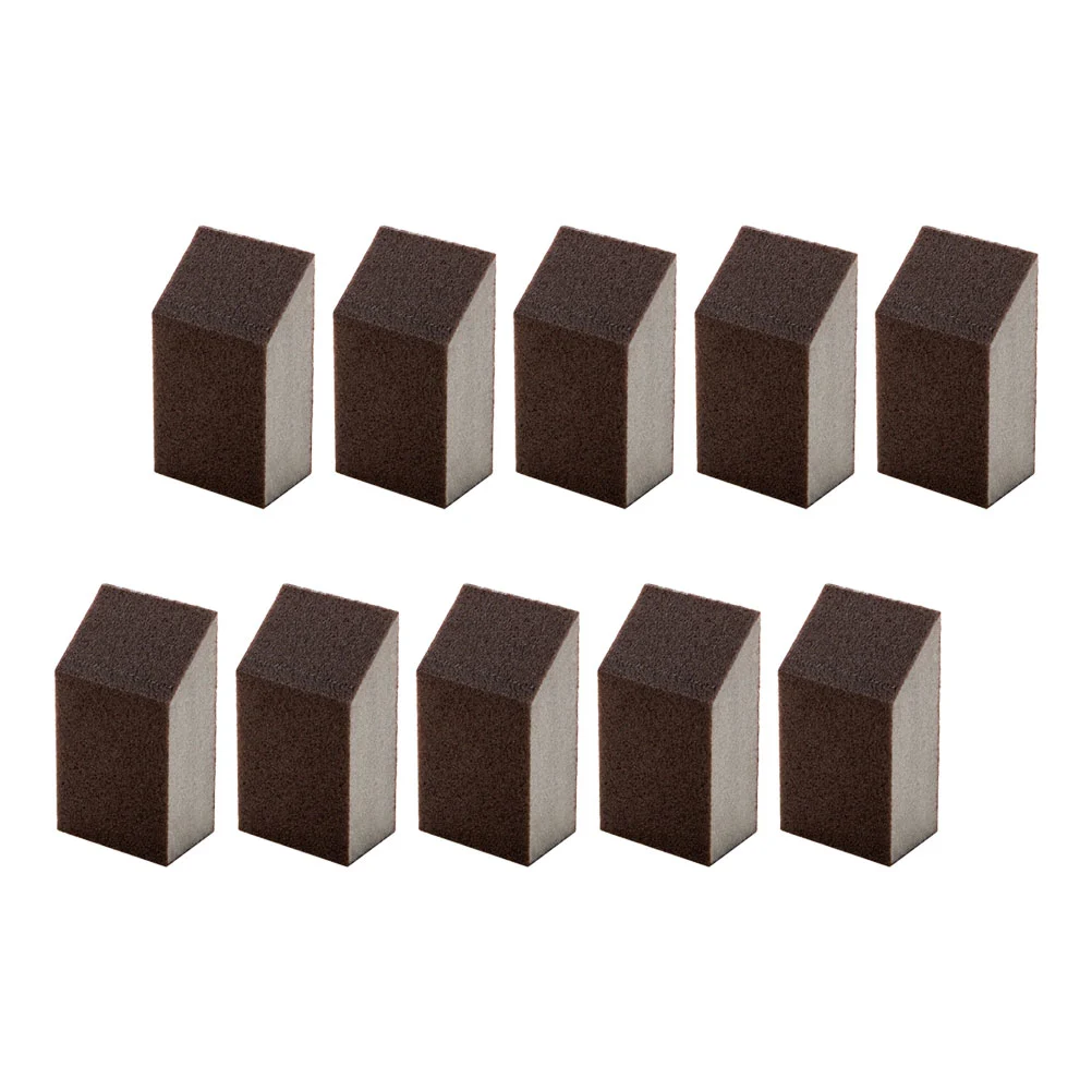 10Pcs Convenient Kitchen Emery Sponges Washing Pot Brushes Pot Cleaning Tools