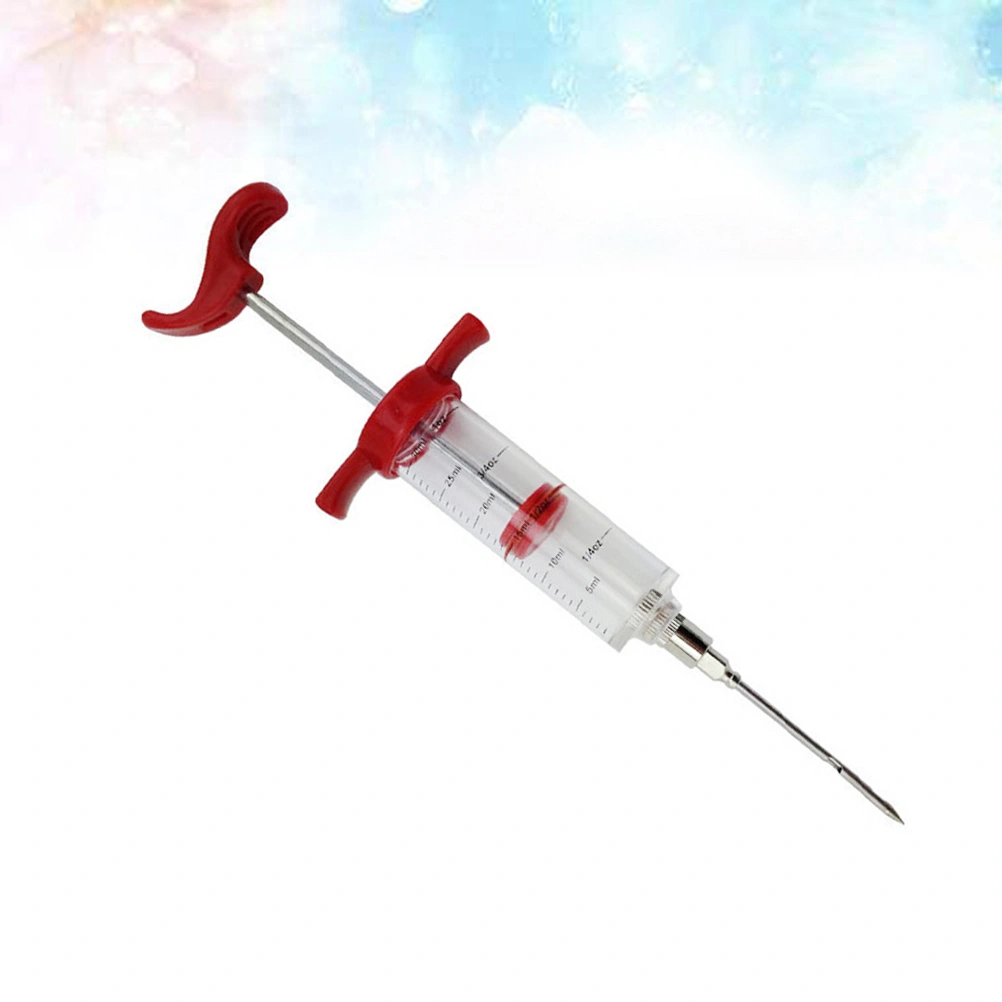 1Pc Meat Injector Seasoning Meat  Seasoning Flavor Injector for Cooking Turkey Barbecue