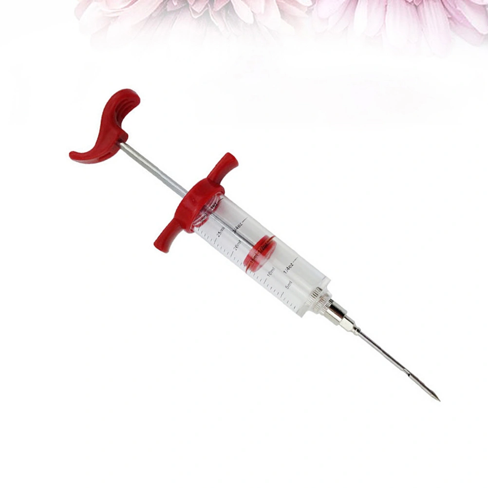 1Pc Meat Injector Seasoning Meat  Seasoning Flavor Injector for Cooking Turkey Barbecue
