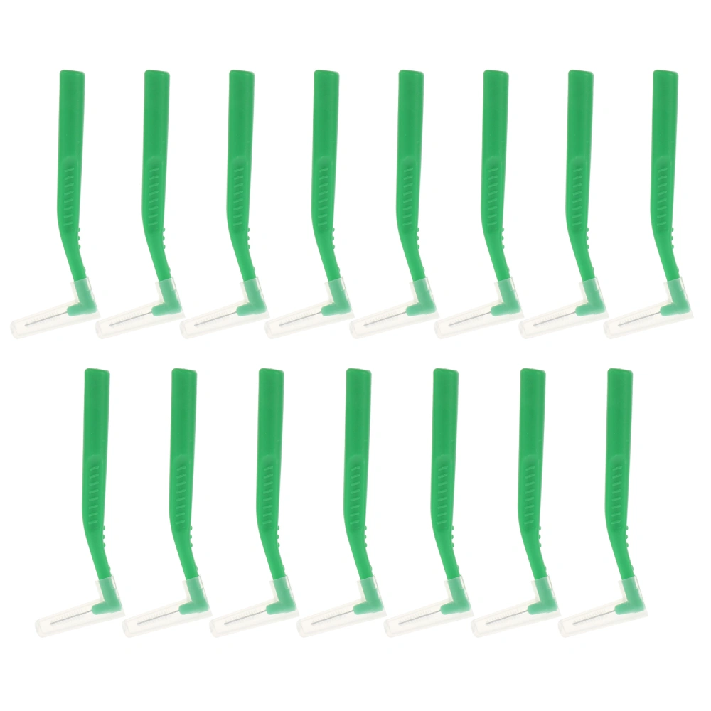 15Pcs Practical Interdental Brushes Toothpick Flosser Oral Care Brush Tools