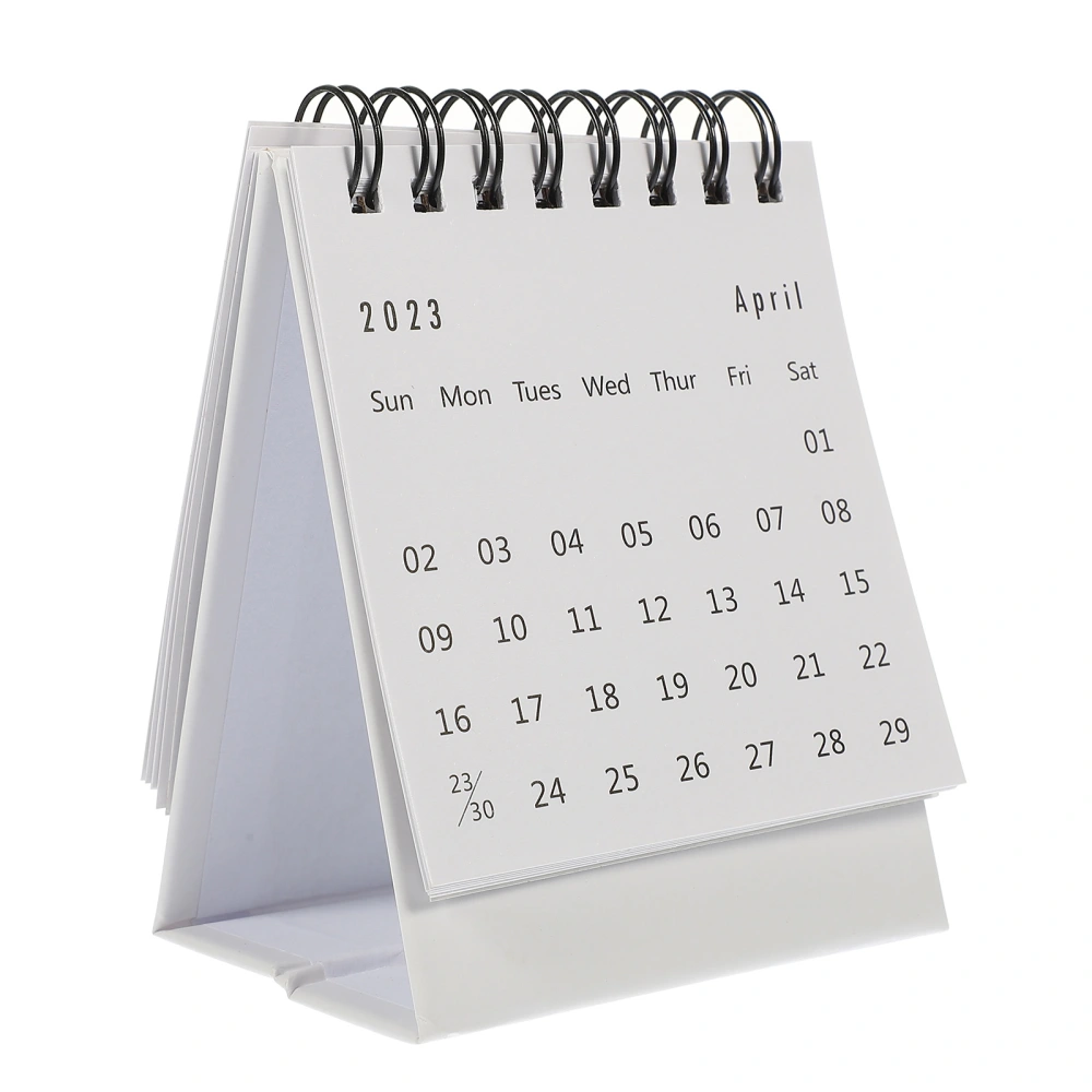 Calendar Small Desk Calendar Simple Desk Coil Calendar Office Paper Calendar