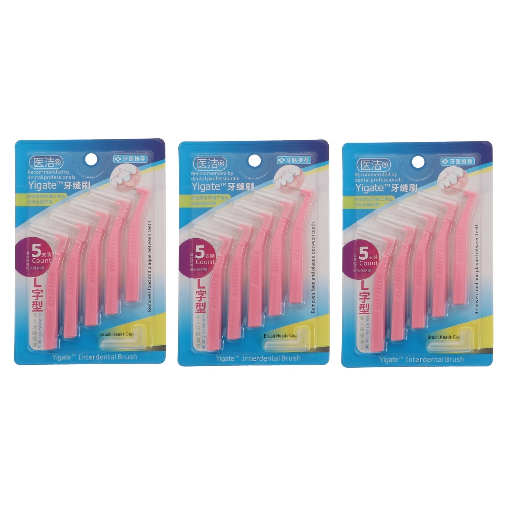 15Pcs Practical Interdental Brushes Toothpick Flosser Oral Care Brush Tools