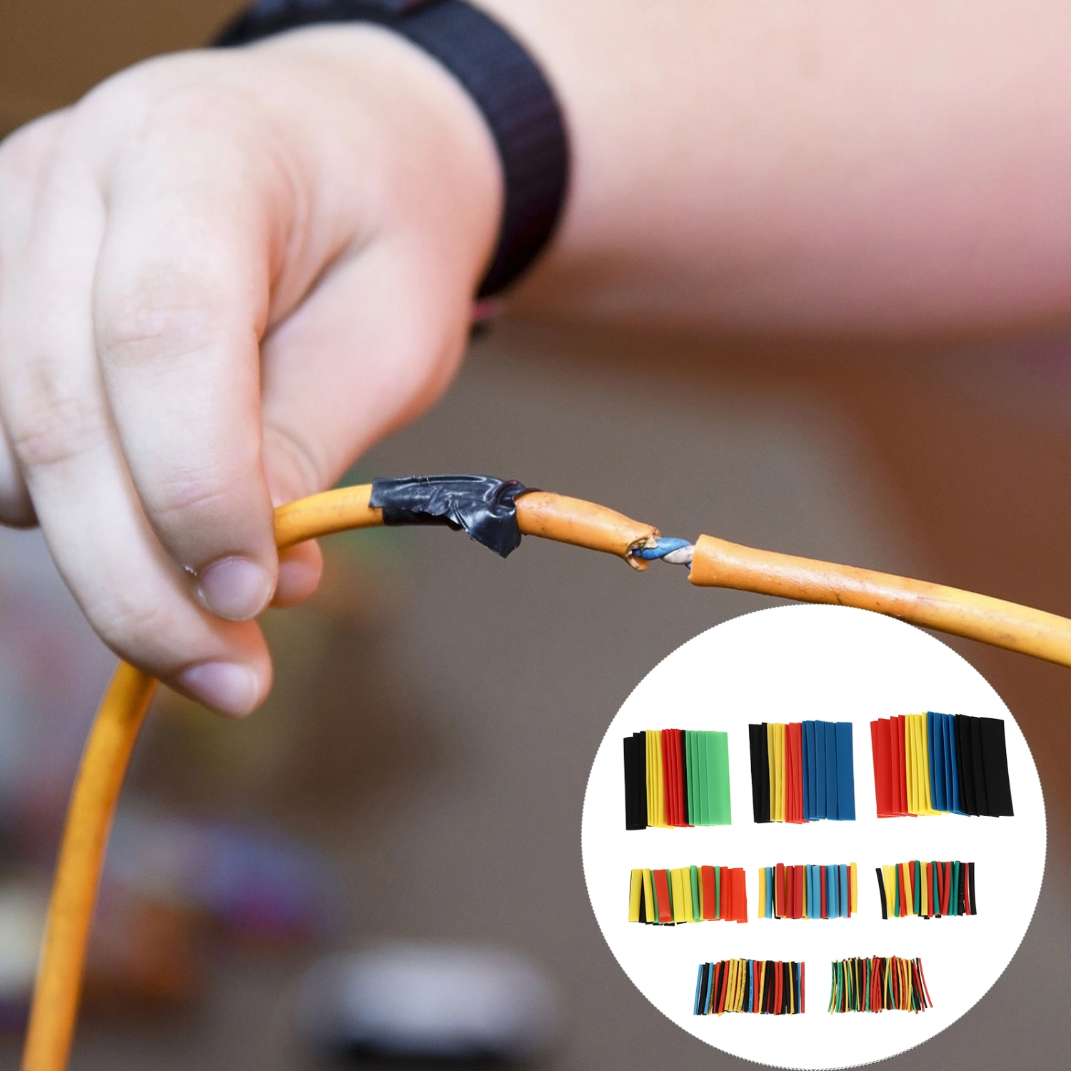 328Pcs Heat Shrink Tubing Cable Wire Kit Electrical Wire Cable Wrap Tubes