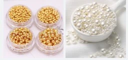 900pcs Loose Beads and Pearls Small Round Beads Jewelry Spacer Beads Bracelet Necklace Making Supplies