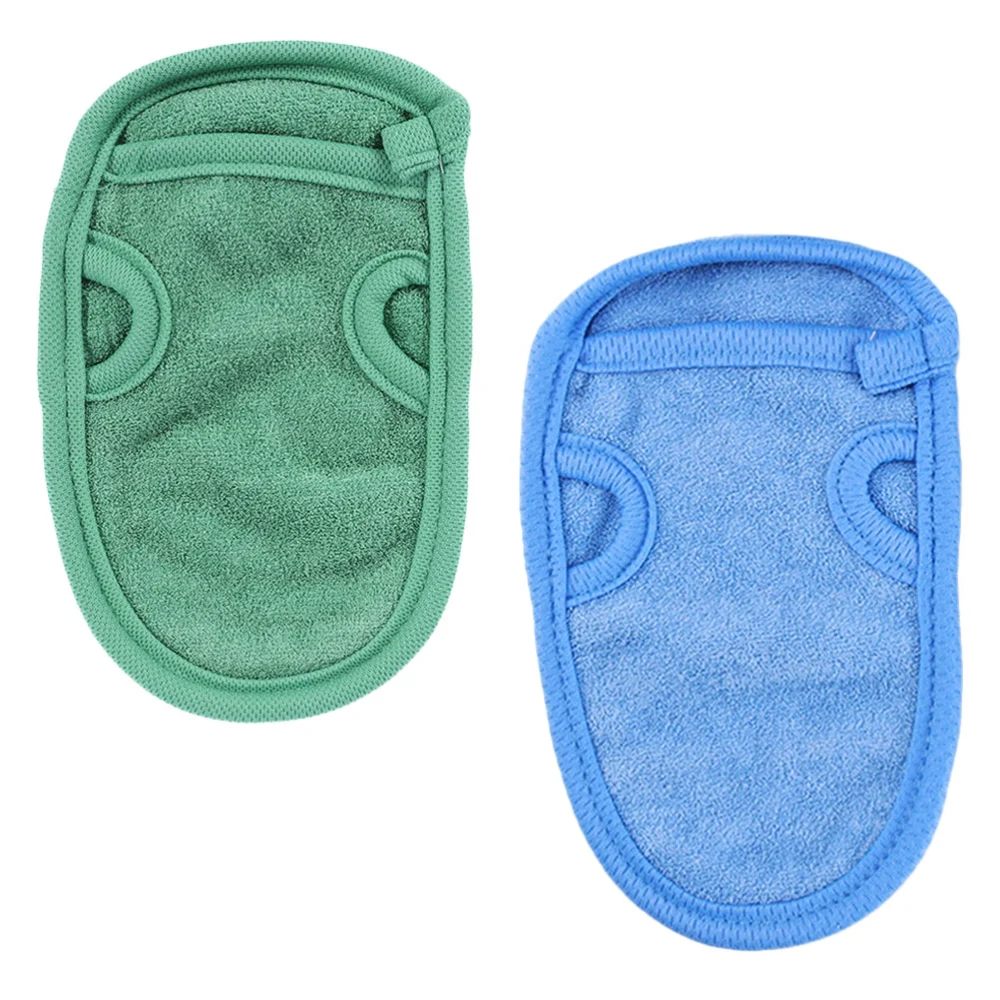 2pcs Shower Gloves Body Exfoliating Gloves Scrubbing Gloves Shower Mitt