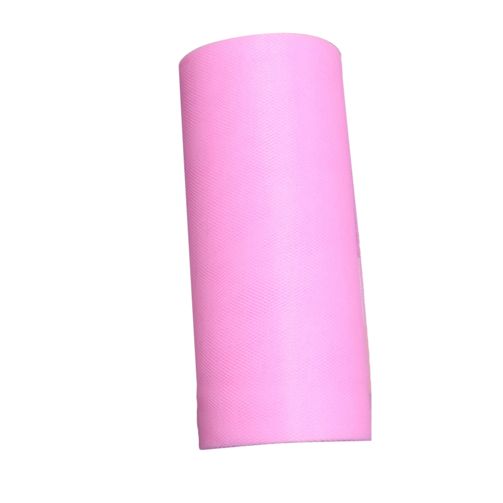 25 Yard Banquet Wedding DIY Tulle Spool Roll Craft Tutu Decoration (Pink)