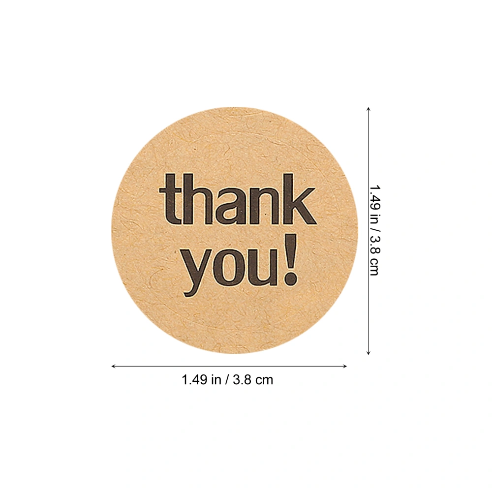 10 Sheets Thank You Sticker Self-adhesive Sealing Stickers Baking Label Sticker