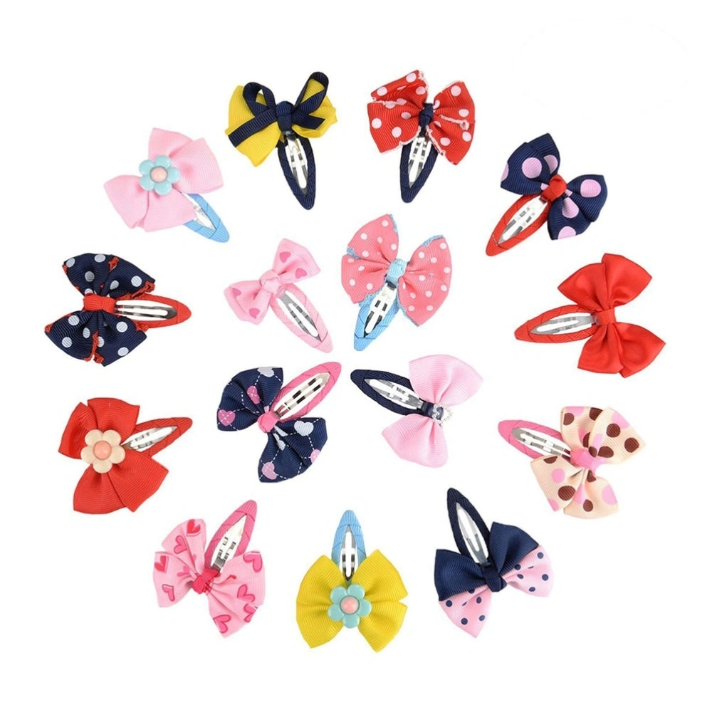 20PCS Baby Girls Hair Bow Hair Clip Barrettes Alligator Clips Hair Accessories