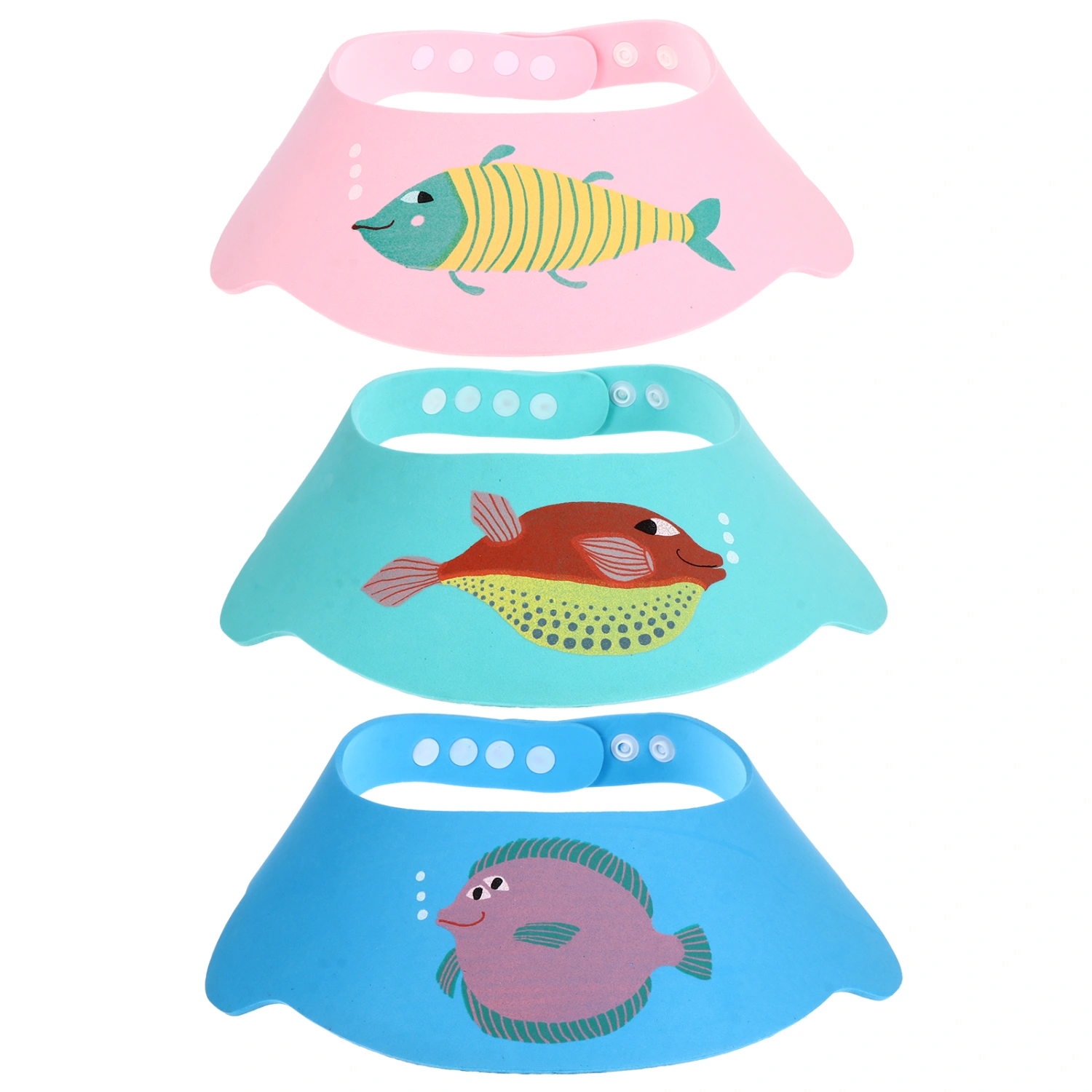 3Pcs Kids Adjustable Cartoon Shampoo Shower Kids Bathing Great Baby Gift