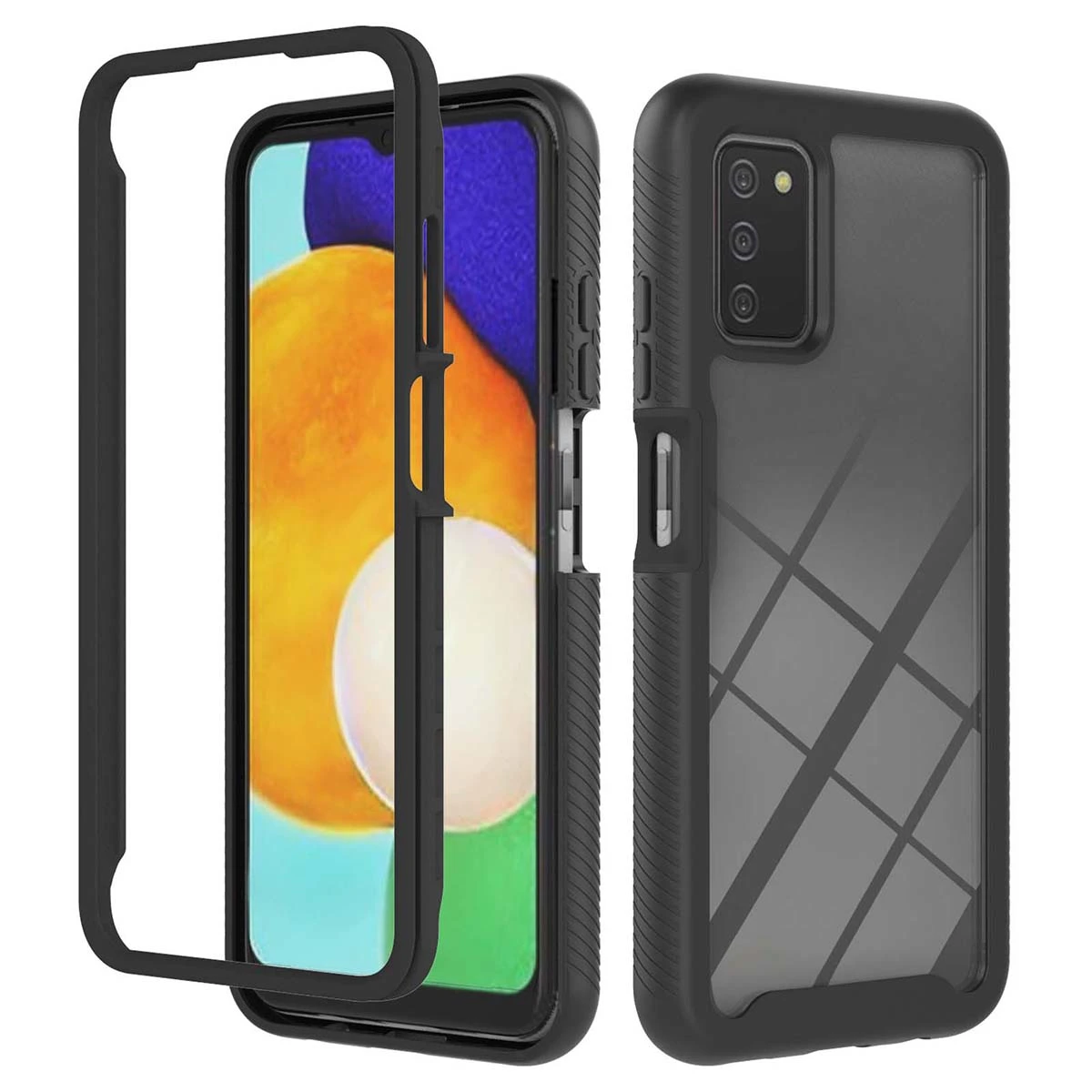 Pretty Phone Protective Shell Anti-fall Phone Case Compatible for Galaxy A03s