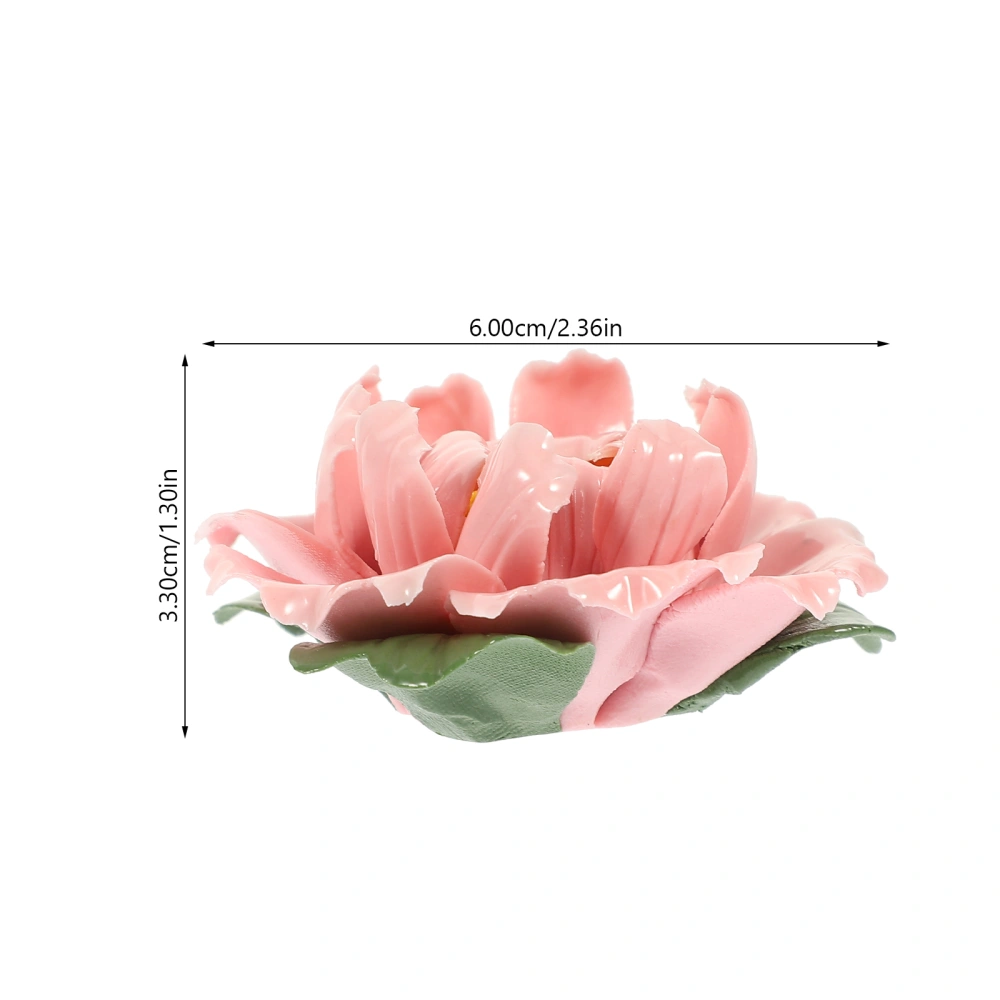 Censer Adornment Peony Design Censer Desktop Aroma Censer Incense Coil Holder